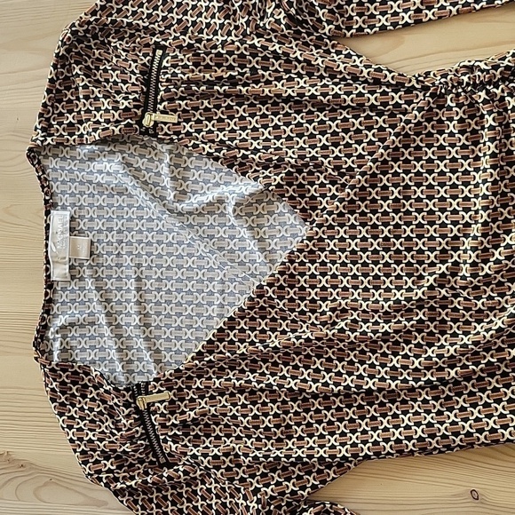 Michael Kors Abstract Pattern Blouse M - Picture 3 of 8